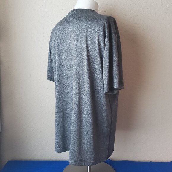 XL Eddie Bauer Performance Heather Gray Logo Shirt - Picture 4 of 8
